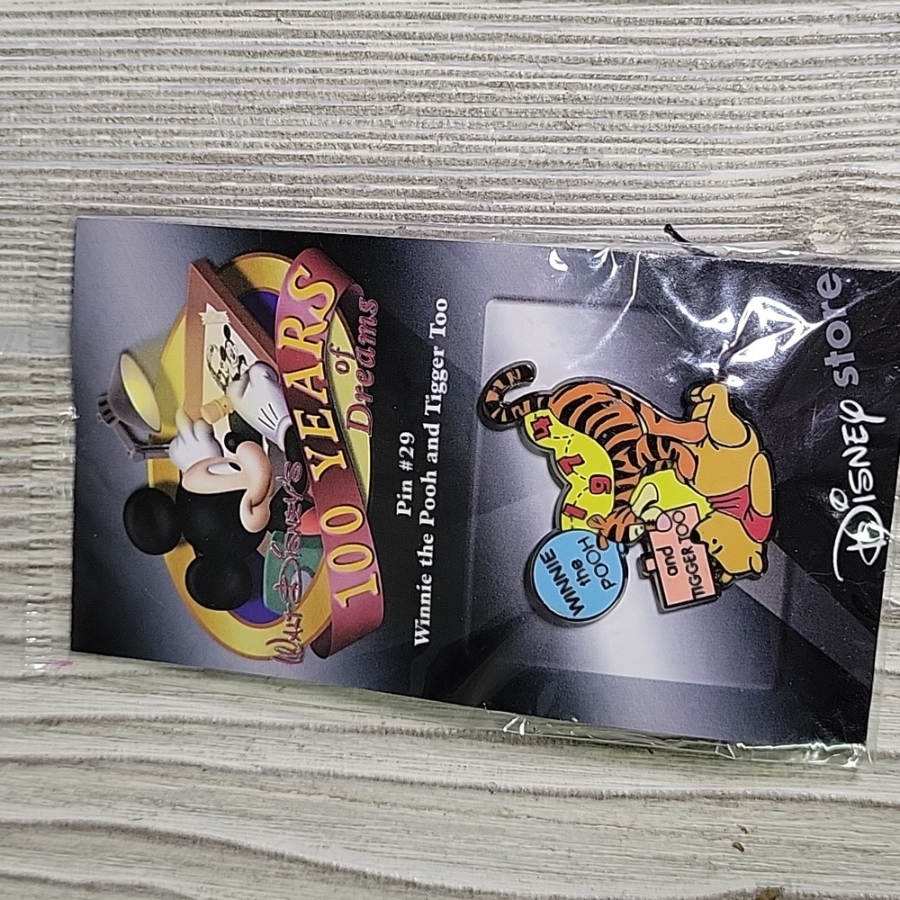 Disney 100 Years of Dreams Pin #29 Winnie the Pooh and Tiger Too NEW